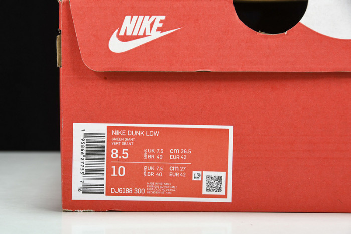 nike dunk low chlorophyll - dj6188-300