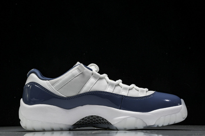 air jordan 11 low "midnight navy/diffused blue" fv5104-104