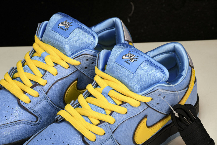 the powerpuff girls x nike sb dunk low “bubbles” fz8320-403