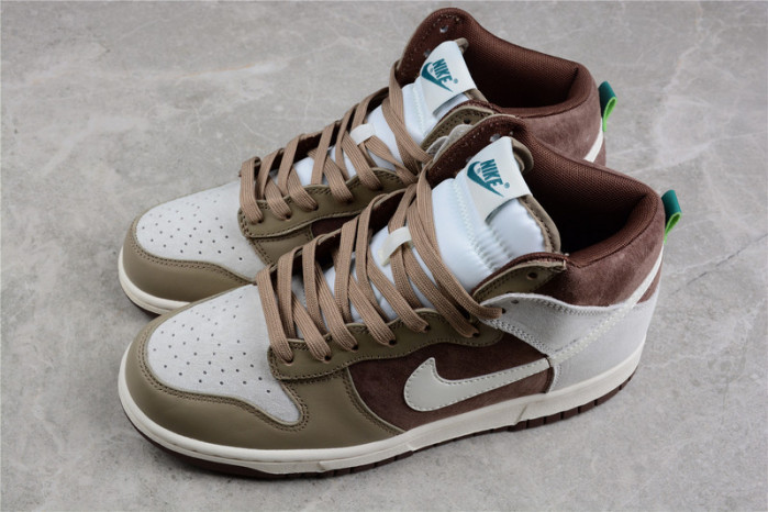 nike dunk high light chocolate - dh5348-100