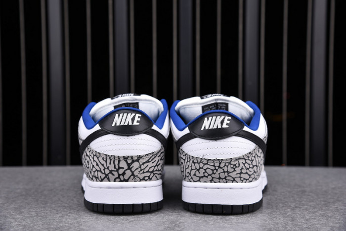 nike dunk sb low s*upre*me white cement - 304292-001