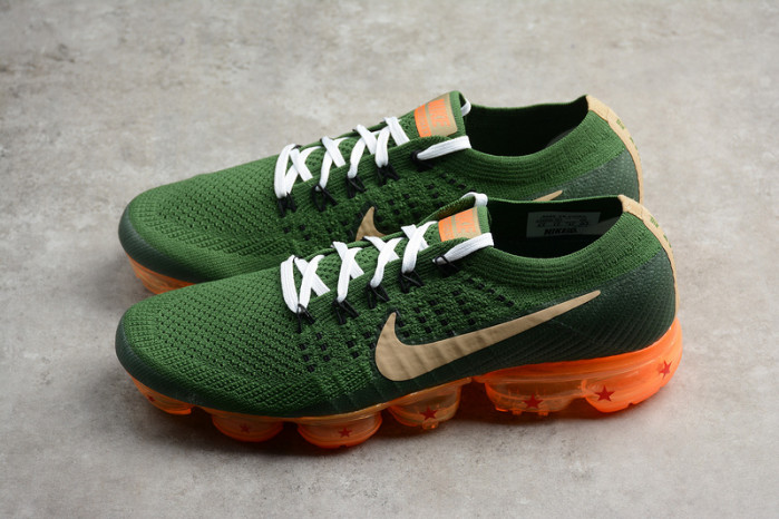dragon ball S*per x nike air vapormax flyknit 2018 dark green/light brown mens aa3858-101
