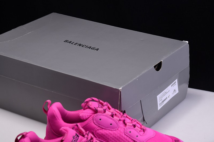 bl triple s trainers clear sole blue adn red 541624 w09o1 2132