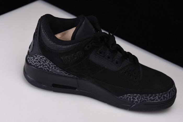 air jordan 3 retro black/dark -grey aj3-902027