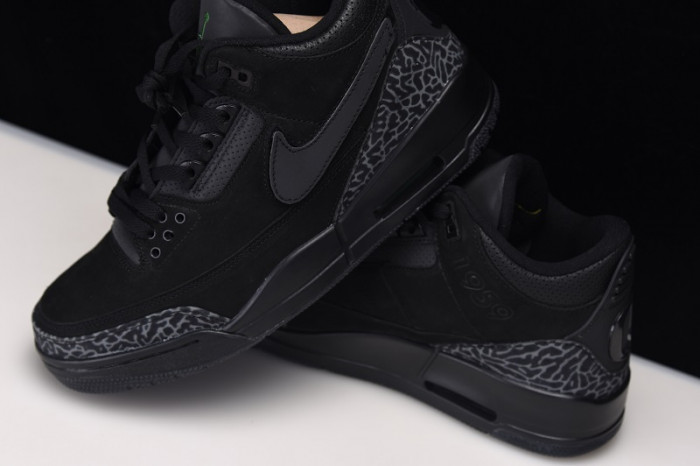 air jordan 3 retro black/dark -grey aj3-902027