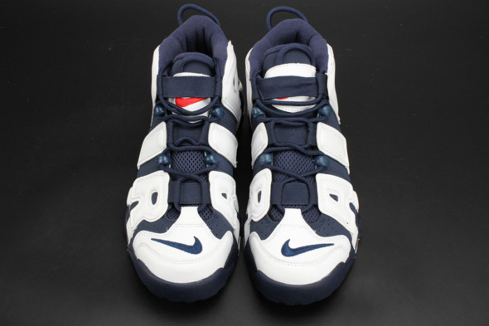 nike air more uptempo “olympic” white/midnight navy mens 414962-104