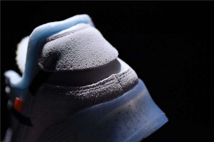 of x nike air max 90 am90 the ten 10 sail muslin virgil abloh aa7293-100