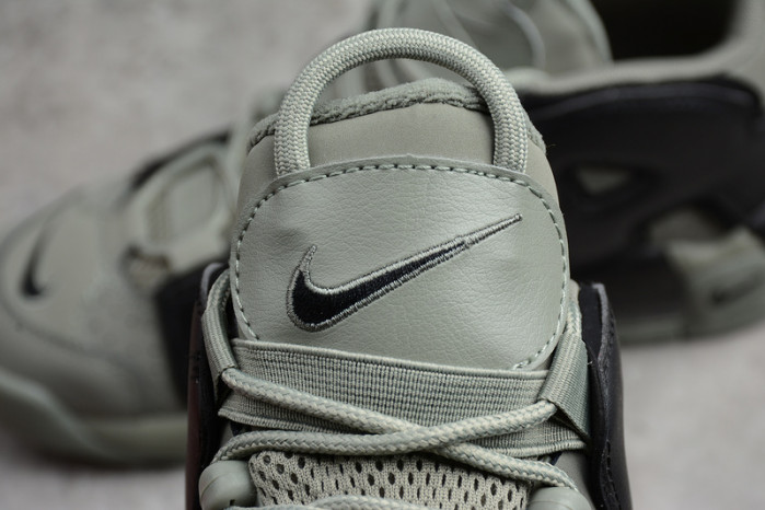 nike air more uptempo “dark stucco” dark stucco/black womens 415082-007