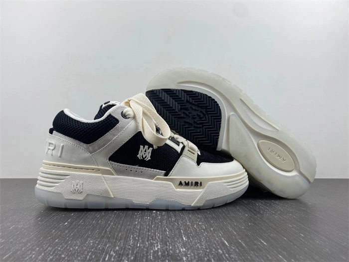 AllSeason AMIRI Skel Top Low White Light Grey Black 5954