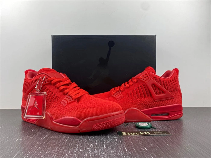 Jordan 4 Retro Flyknit Red AQ3559- Sophisticated 3937