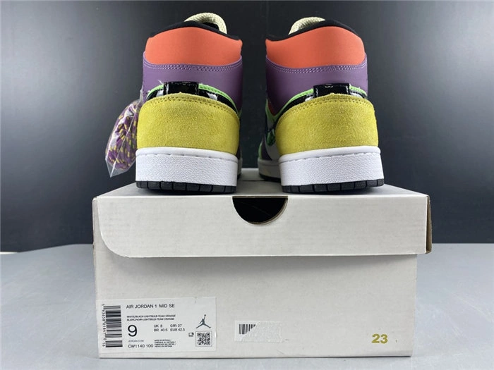 Jordan1 Mid SE Multi-Color CW1140- Unique 3755