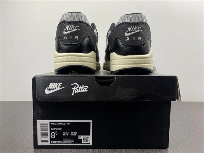 Soft Nike Air Max 1 Patta Waves Black DQ0299- 5196