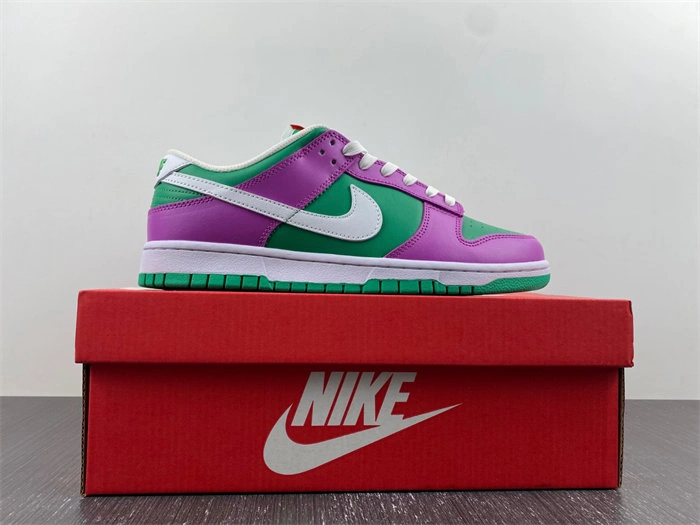 Comfortable Nike Dunk Low Stadium Green Fuchsia FD9924- 4626