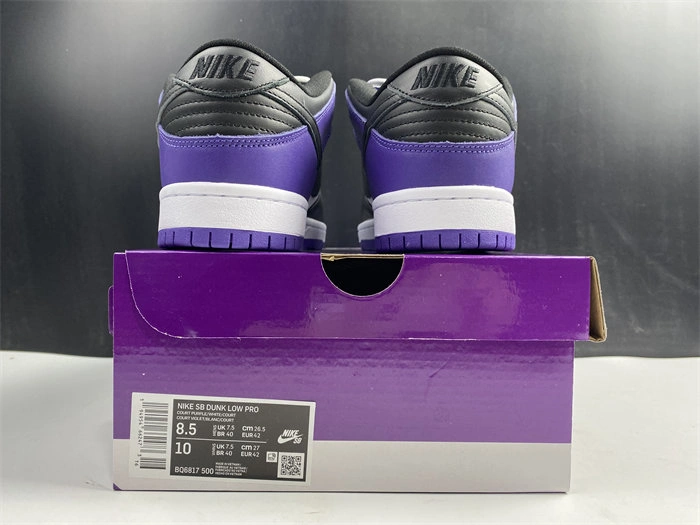 Durable Nike SB Dunk Low Court Purple BQ6817- 4908