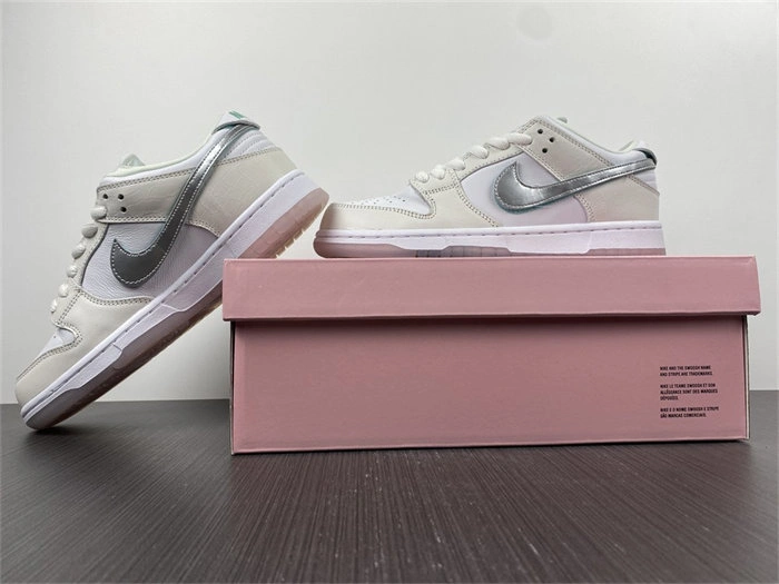 Popular Nike SB Dunk Low Diamond Supply Co White Diamond BV1310- 4842