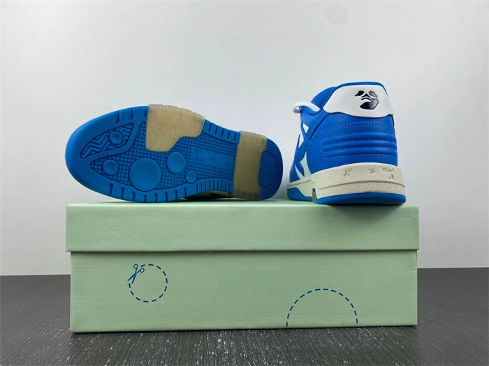 OFF-WHITE Out Of Office OOO Low Tops Blue White OWIA259F21LEA TimelessDesign 3126